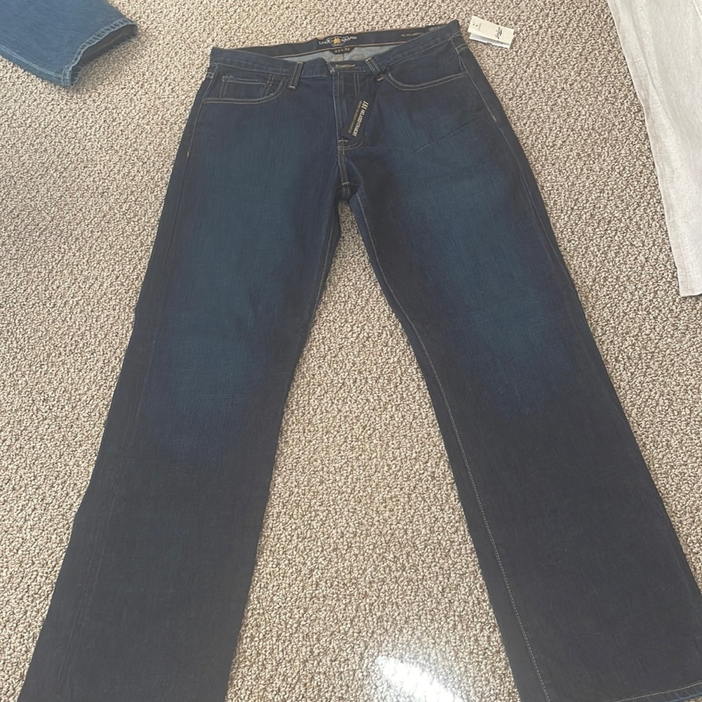 Men’s Lucky Brand 181 relaxed straight leg jeans NWT